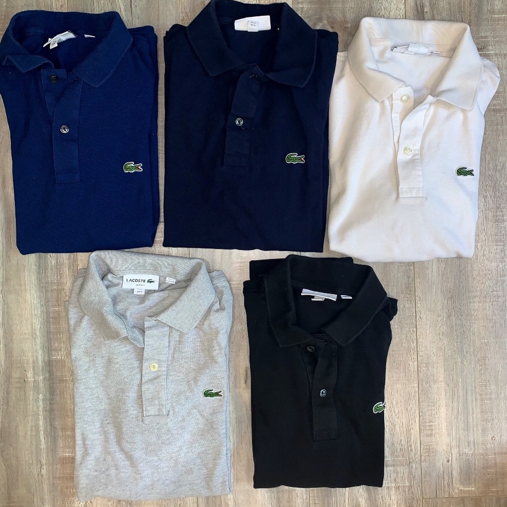 5 Pack Lascoste Polos